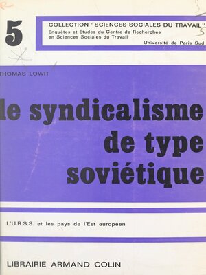 cover image of Le syndicalisme de type soviétique